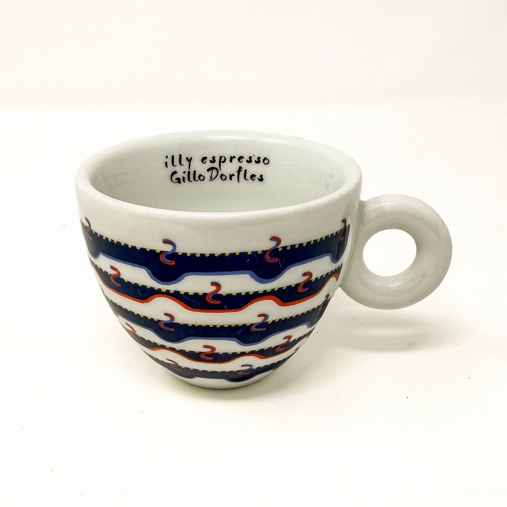 2016 illy Art Collection Gillo Dorfles Espresso Cup Italian Artist Design